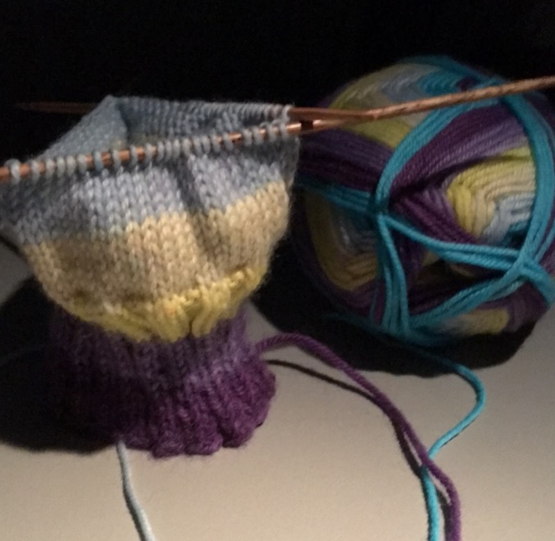 Knit-sock-ribbing
